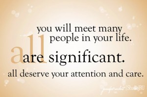 All Are Significant
