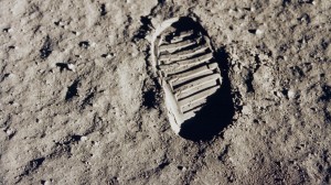 One Small Step - Footprint of Neil Armstrong